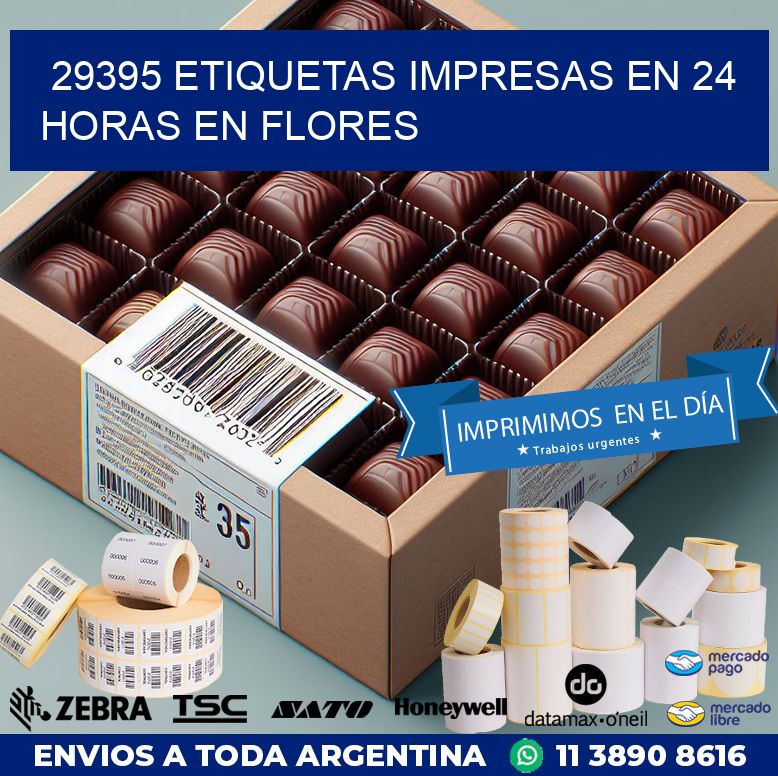 29395 ETIQUETAS IMPRESAS EN 24 HORAS EN FLORES