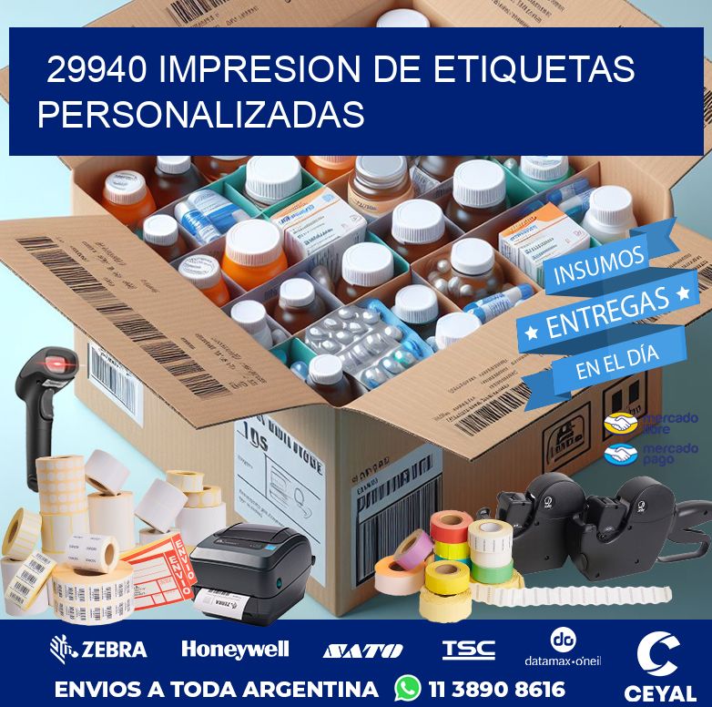 29940 IMPRESION DE ETIQUETAS PERSONALIZADAS