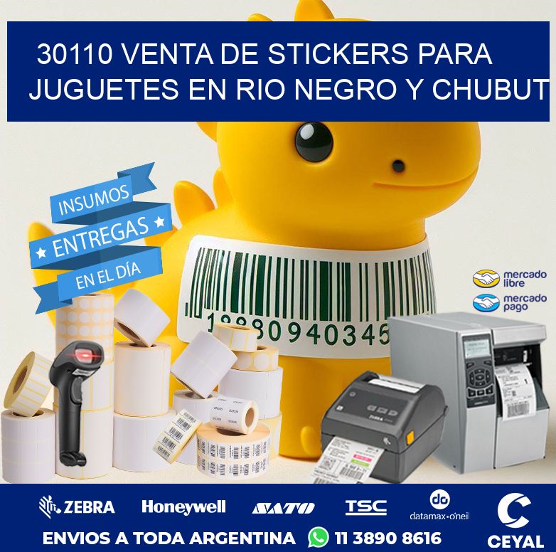 30110 VENTA DE STICKERS PARA JUGUETES EN RIO NEGRO Y CHUBUT