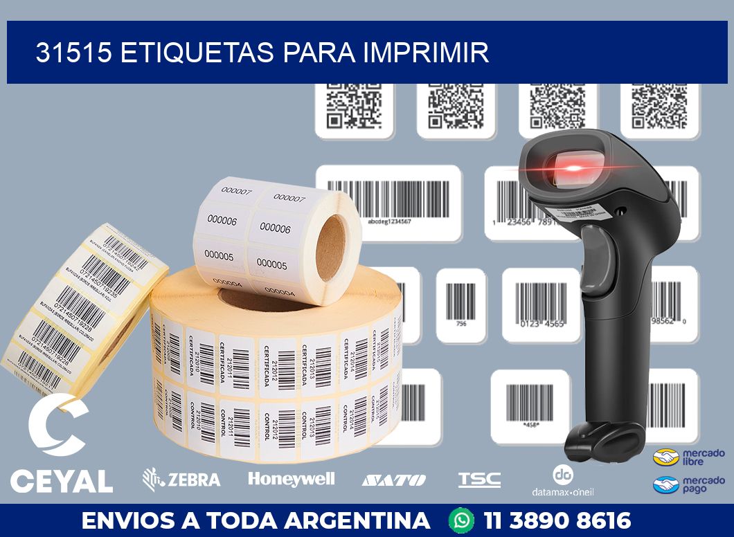 31515 ETIQUETAS PARA IMPRIMIR