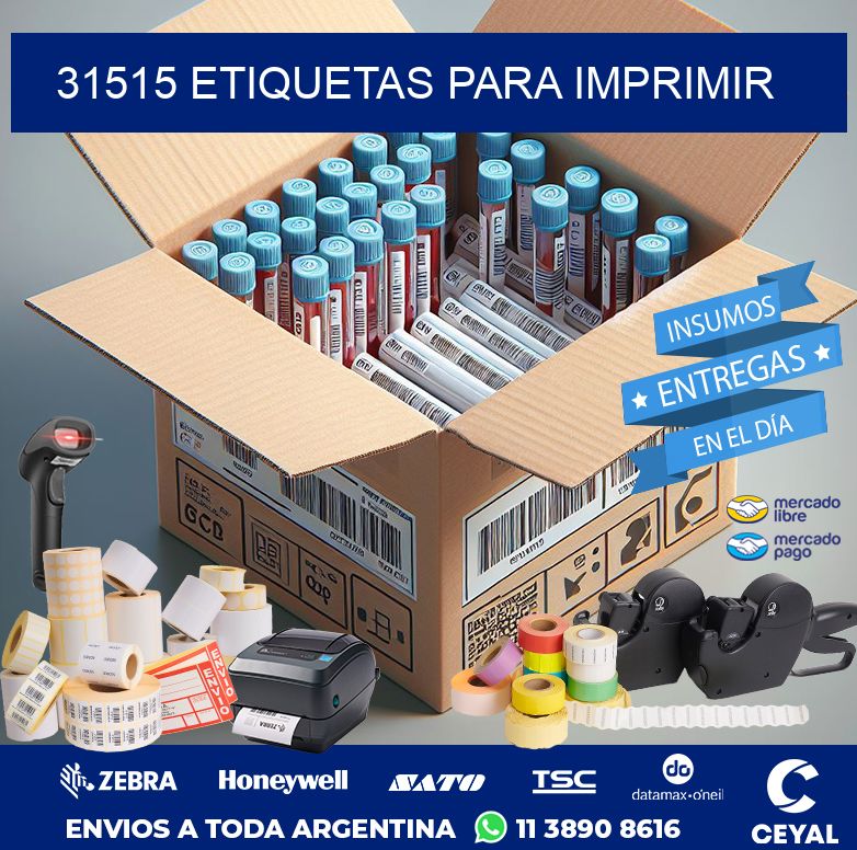 31515 ETIQUETAS PARA IMPRIMIR