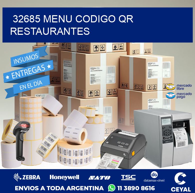 32685 MENU CODIGO QR RESTAURANTES