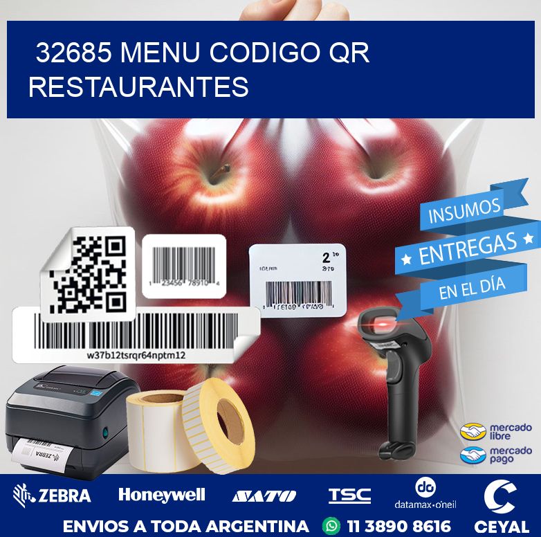 32685 MENU CODIGO QR RESTAURANTES