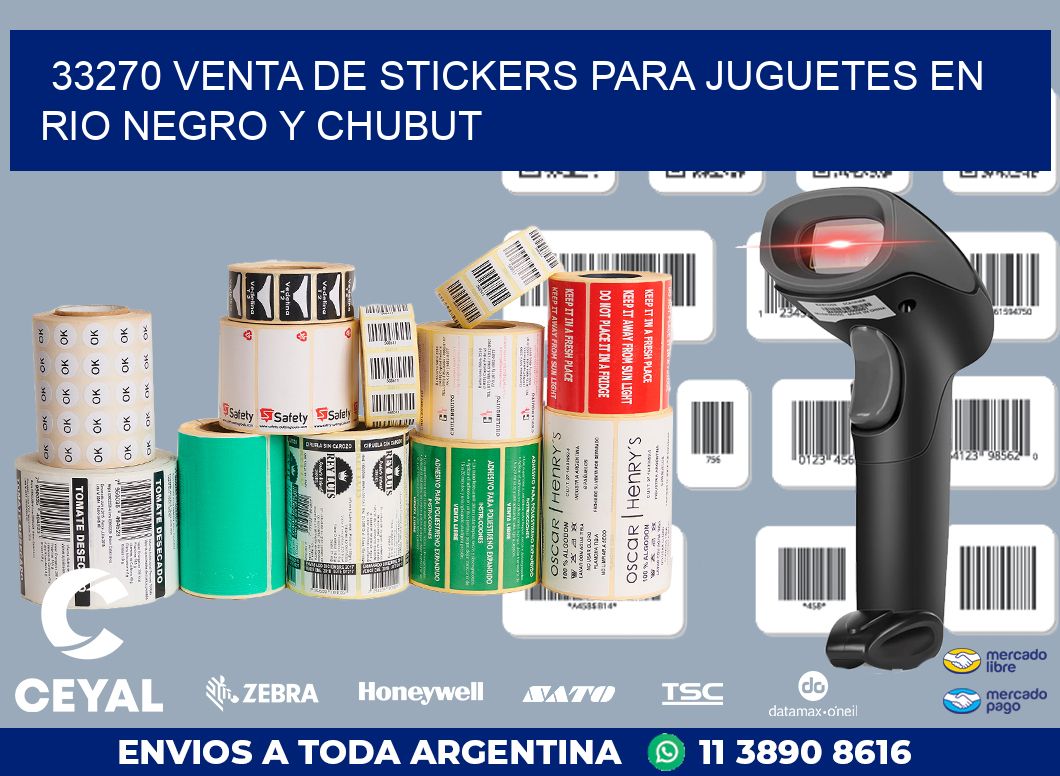 33270 VENTA DE STICKERS PARA JUGUETES EN RIO NEGRO Y CHUBUT