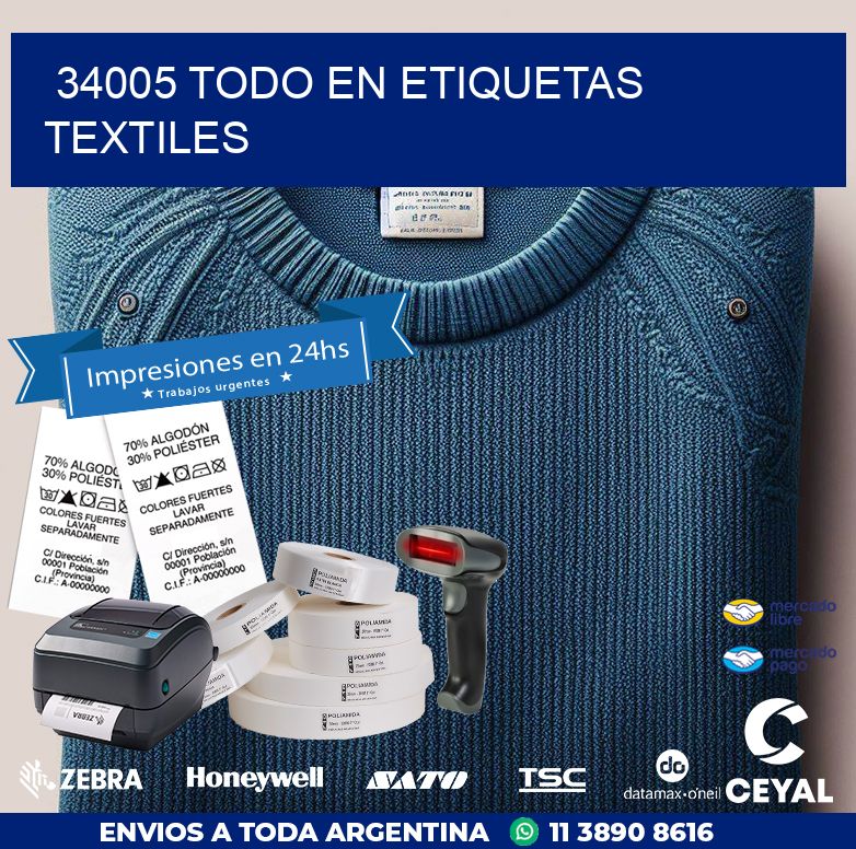 34005 TODO EN ETIQUETAS TEXTILES