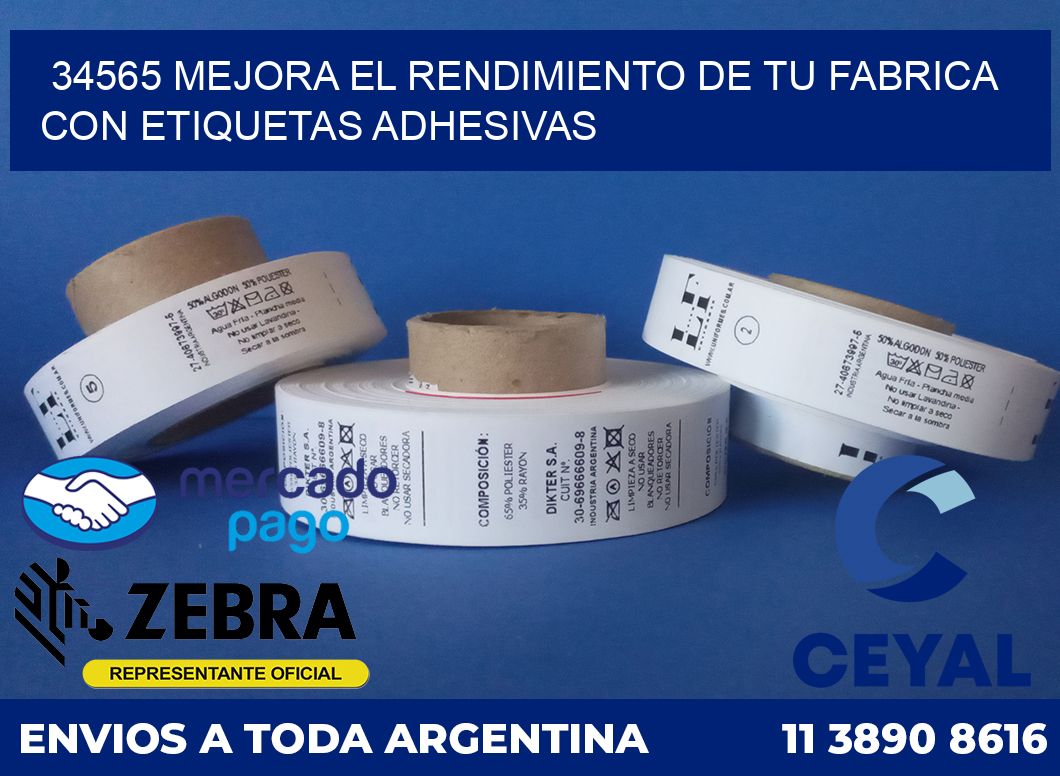 34565 MEJORA EL RENDIMIENTO DE TU FABRICA CON ETIQUETAS ADHESIVAS