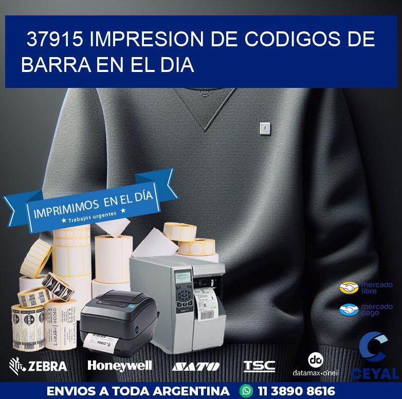 37915 IMPRESION DE CODIGOS DE BARRA EN EL DIA