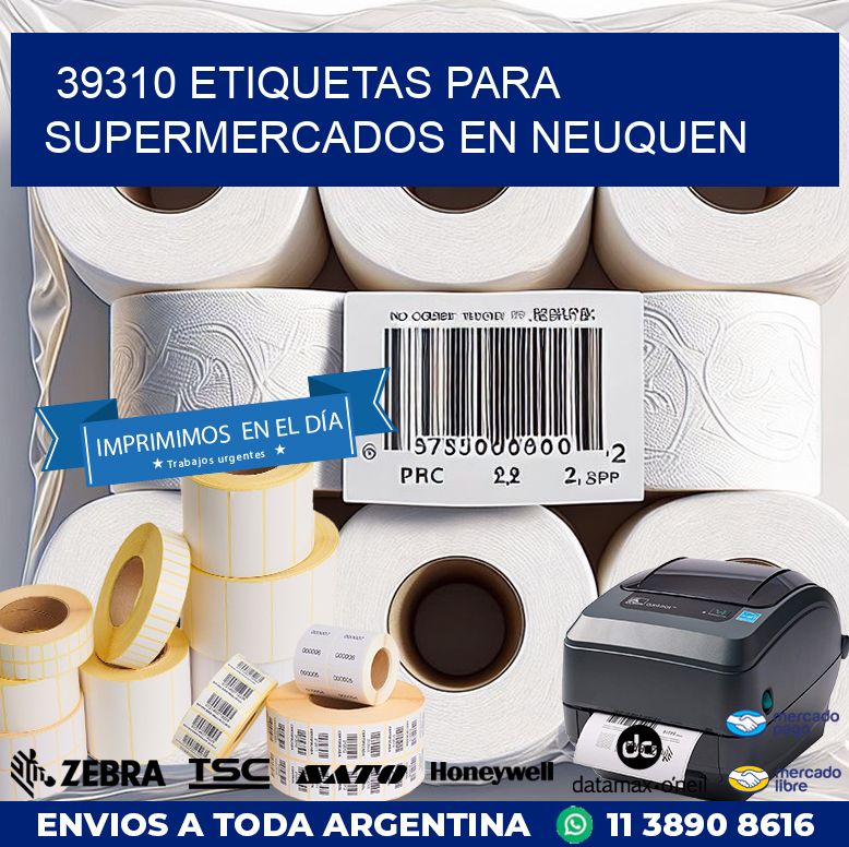 39310 ETIQUETAS PARA SUPERMERCADOS EN NEUQUEN
