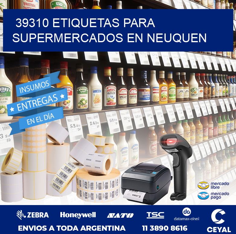 39310 ETIQUETAS PARA SUPERMERCADOS EN NEUQUEN