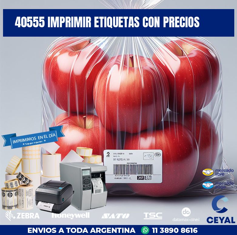 40555 IMPRIMIR ETIQUETAS CON PRECIOS