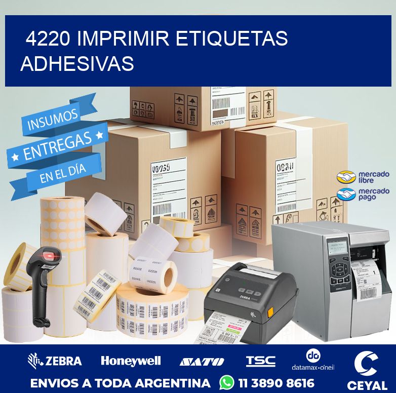 4220 IMPRIMIR ETIQUETAS ADHESIVAS