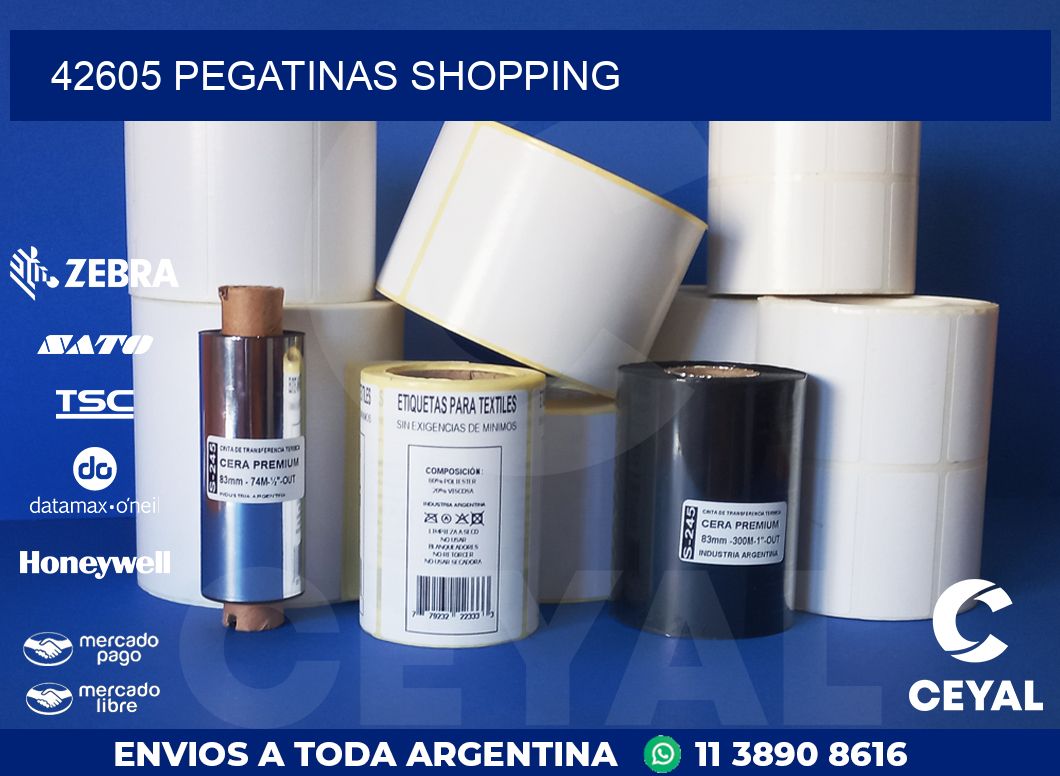 42605 PEGATINAS SHOPPING