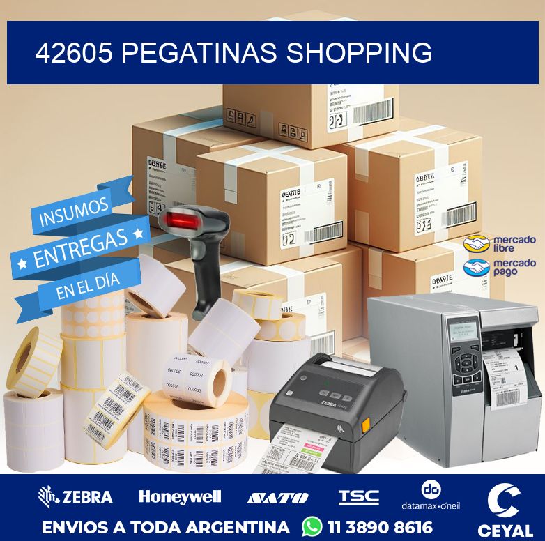 42605 PEGATINAS SHOPPING