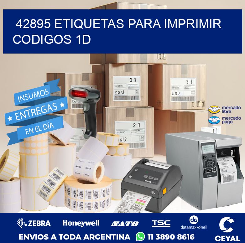 42895 ETIQUETAS PARA IMPRIMIR CODIGOS 1D