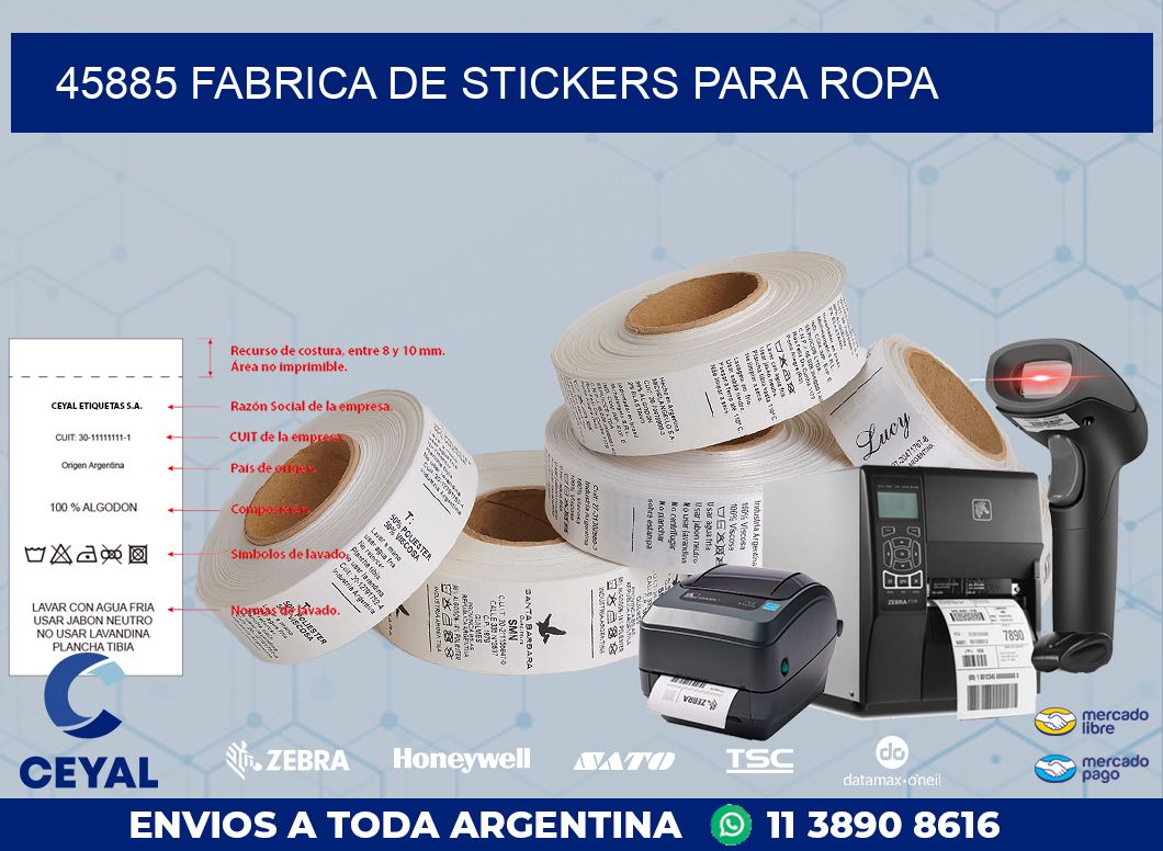 45885 FABRICA DE STICKERS PARA ROPA