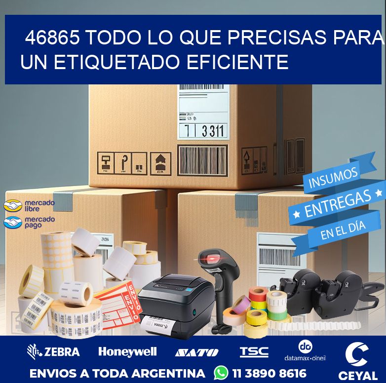 46865 TODO LO QUE PRECISAS PARA UN ETIQUETADO EFICIENTE