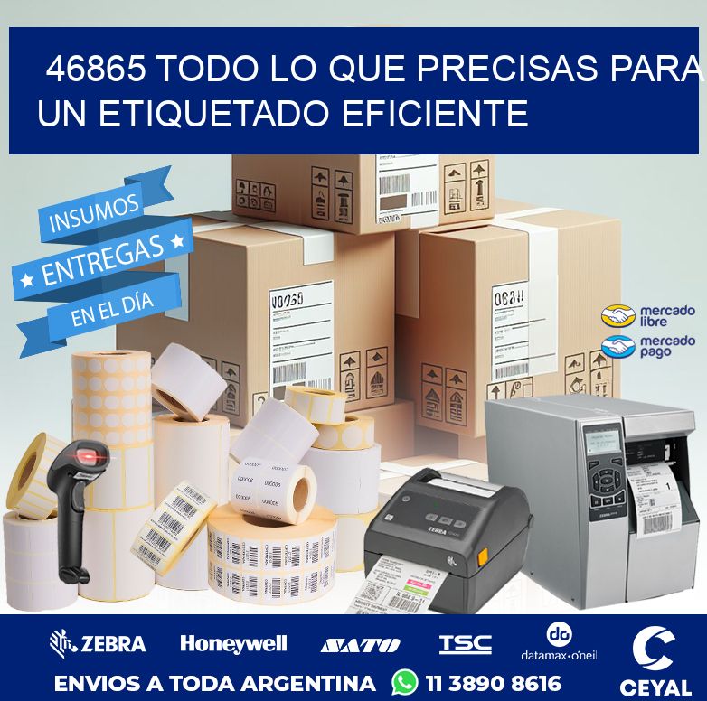 46865 TODO LO QUE PRECISAS PARA UN ETIQUETADO EFICIENTE