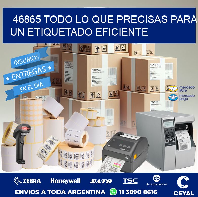 46865 TODO LO QUE PRECISAS PARA UN ETIQUETADO EFICIENTE