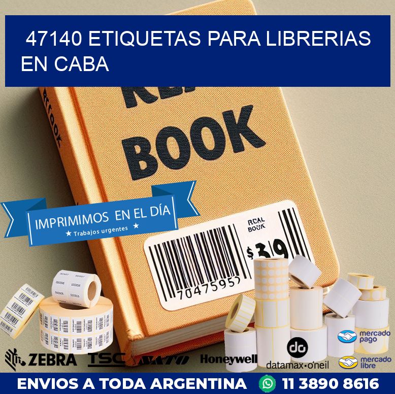 47140 ETIQUETAS PARA LIBRERIAS EN CABA