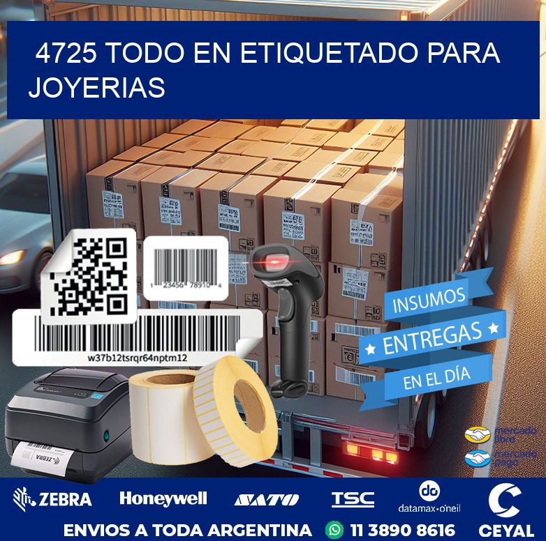 4725 TODO EN ETIQUETADO PARA JOYERIAS