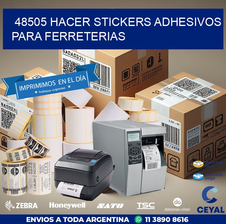 48505 HACER STICKERS ADHESIVOS PARA FERRETERIAS