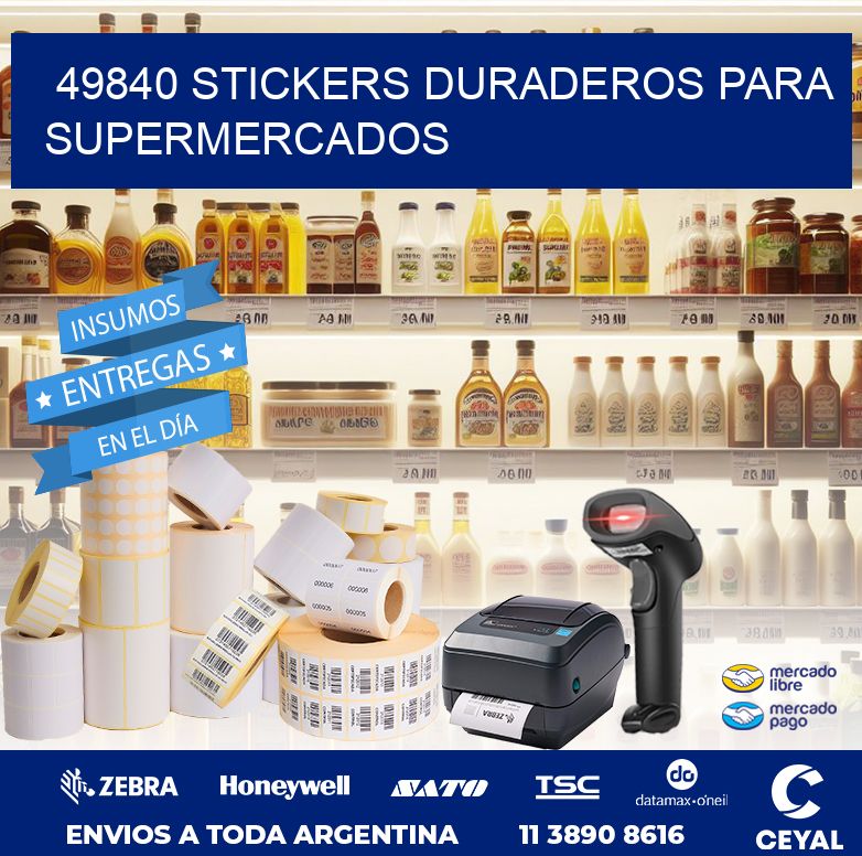 49840 STICKERS DURADEROS PARA SUPERMERCADOS