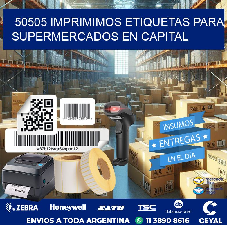 50505 IMPRIMIMOS ETIQUETAS PARA SUPERMERCADOS EN CAPITAL