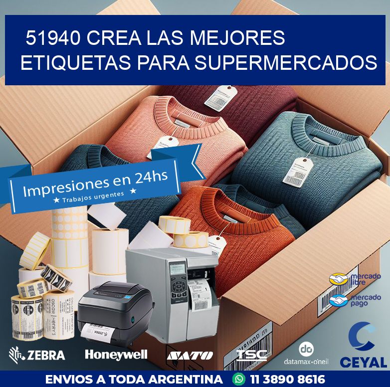 51940 CREA LAS MEJORES ETIQUETAS PARA SUPERMERCADOS