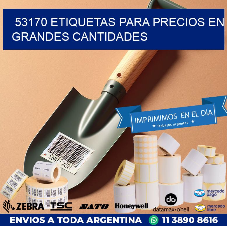 53170 ETIQUETAS PARA PRECIOS EN GRANDES CANTIDADES