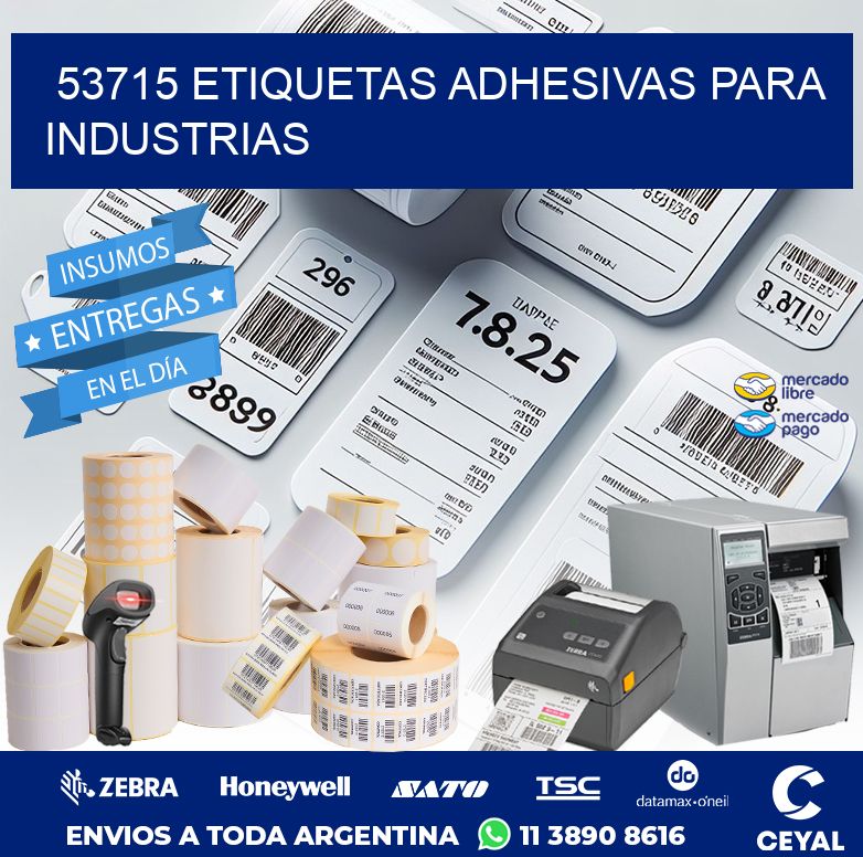 53715 ETIQUETAS ADHESIVAS PARA INDUSTRIAS