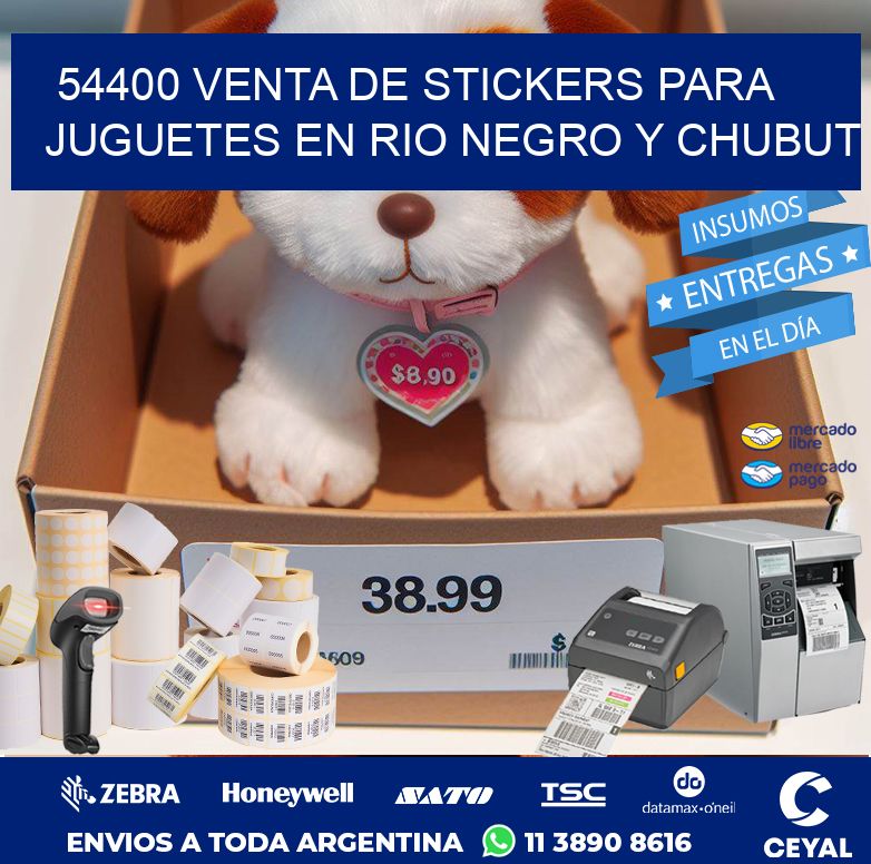 54400 VENTA DE STICKERS PARA JUGUETES EN RIO NEGRO Y CHUBUT