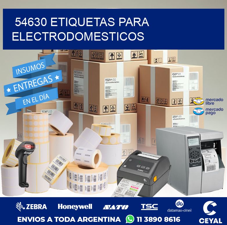 54630 ETIQUETAS PARA ELECTRODOMESTICOS