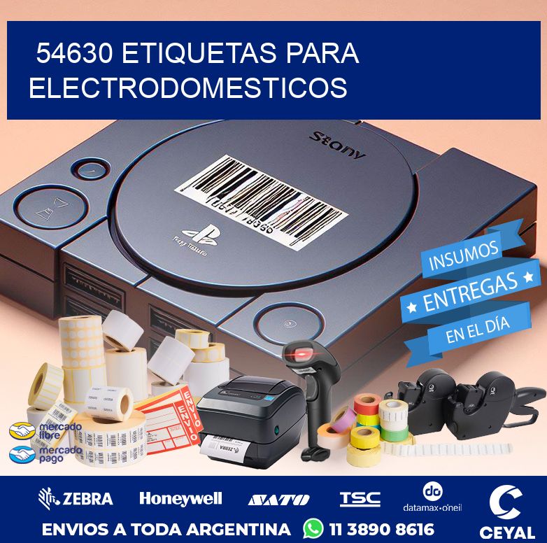 54630 ETIQUETAS PARA ELECTRODOMESTICOS