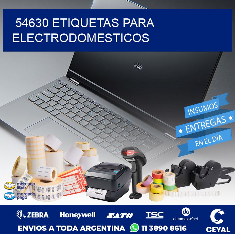 54630 ETIQUETAS PARA ELECTRODOMESTICOS