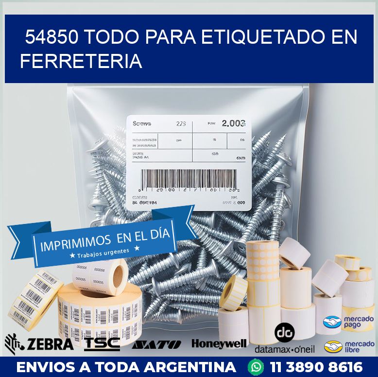 54850 TODO PARA ETIQUETADO EN FERRETERIA