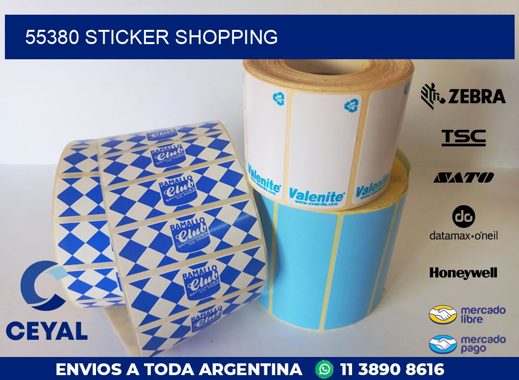 55380 STICKER SHOPPING