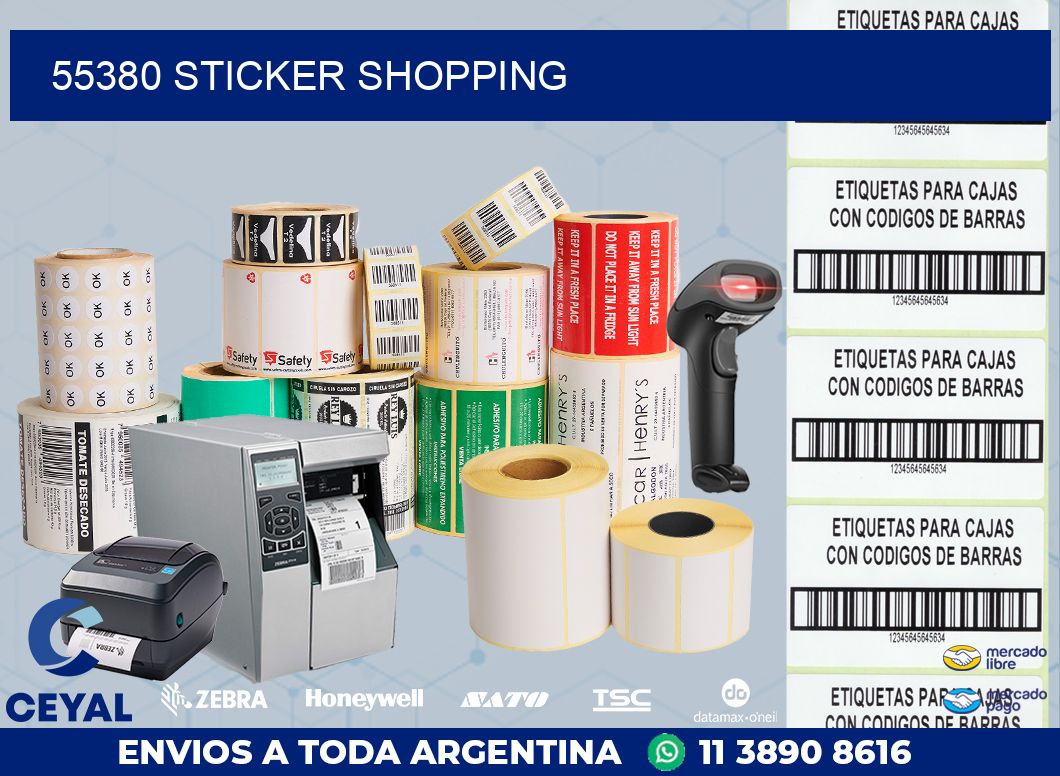 55380 STICKER SHOPPING