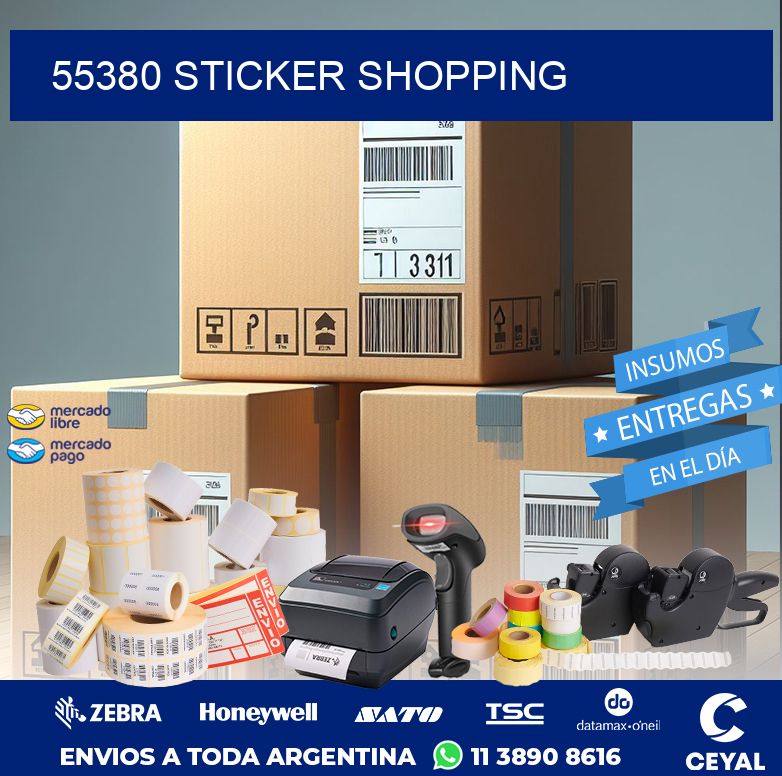 55380 STICKER SHOPPING