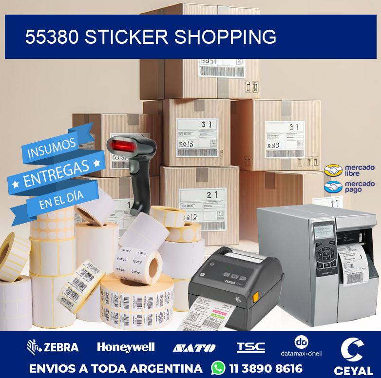 55380 STICKER SHOPPING