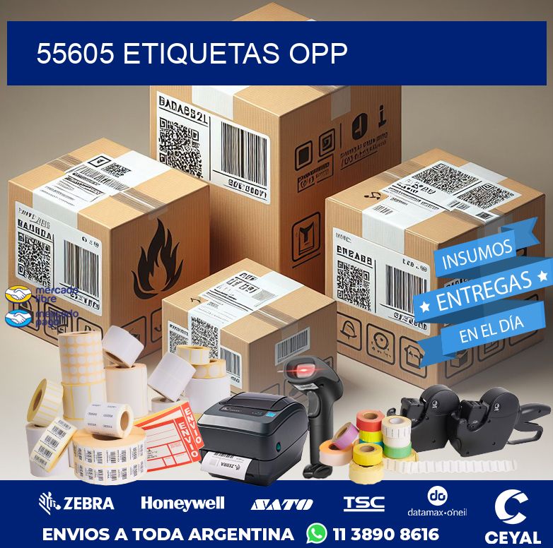55605 ETIQUETAS OPP