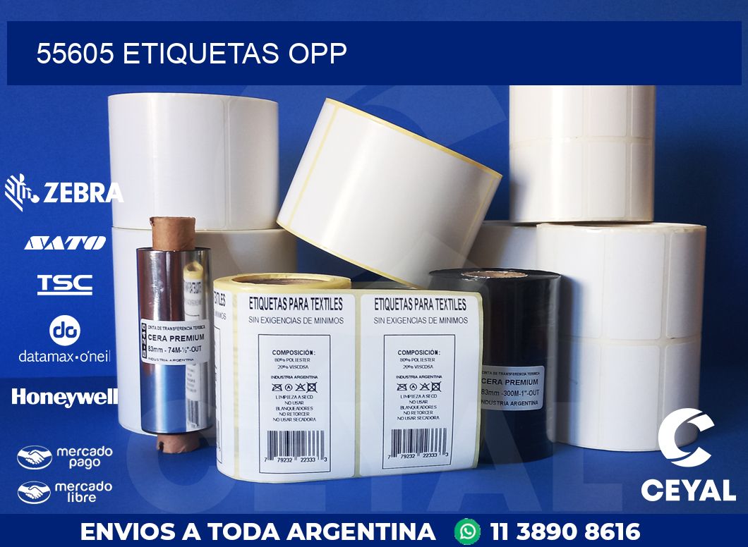 55605 ETIQUETAS OPP