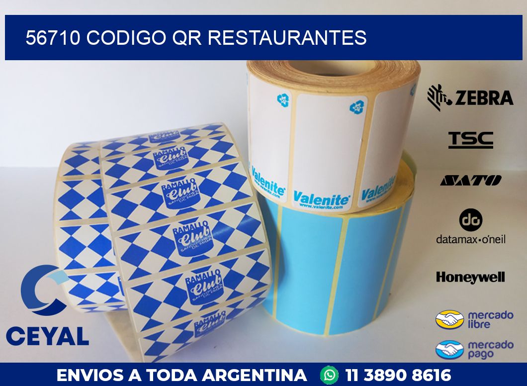 56710 CODIGO QR RESTAURANTES