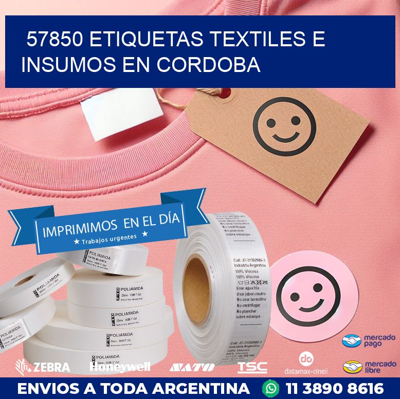 57850 ETIQUETAS TEXTILES E INSUMOS EN CORDOBA