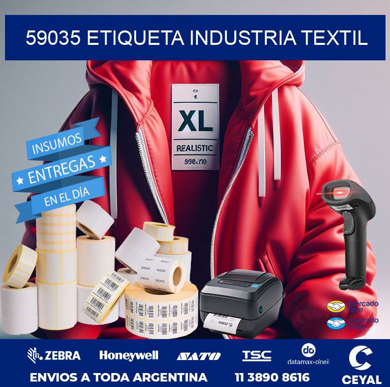 59035 ETIQUETA INDUSTRIA TEXTIL