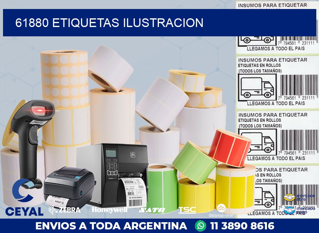61880 ETIQUETAS ILUSTRACION