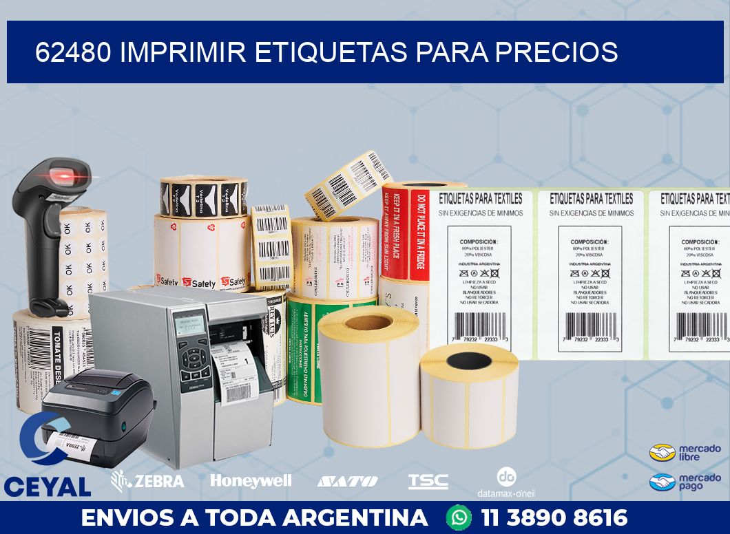 62480 IMPRIMIR ETIQUETAS PARA PRECIOS