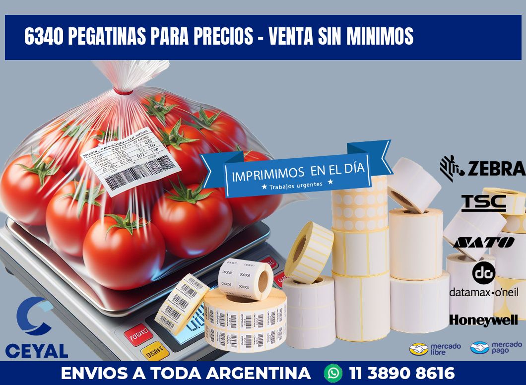 6340 PEGATINAS PARA PRECIOS - VENTA SIN MINIMOS