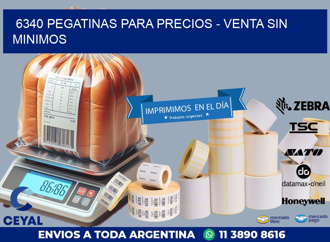 6340 PEGATINAS PARA PRECIOS – VENTA SIN MINIMOS