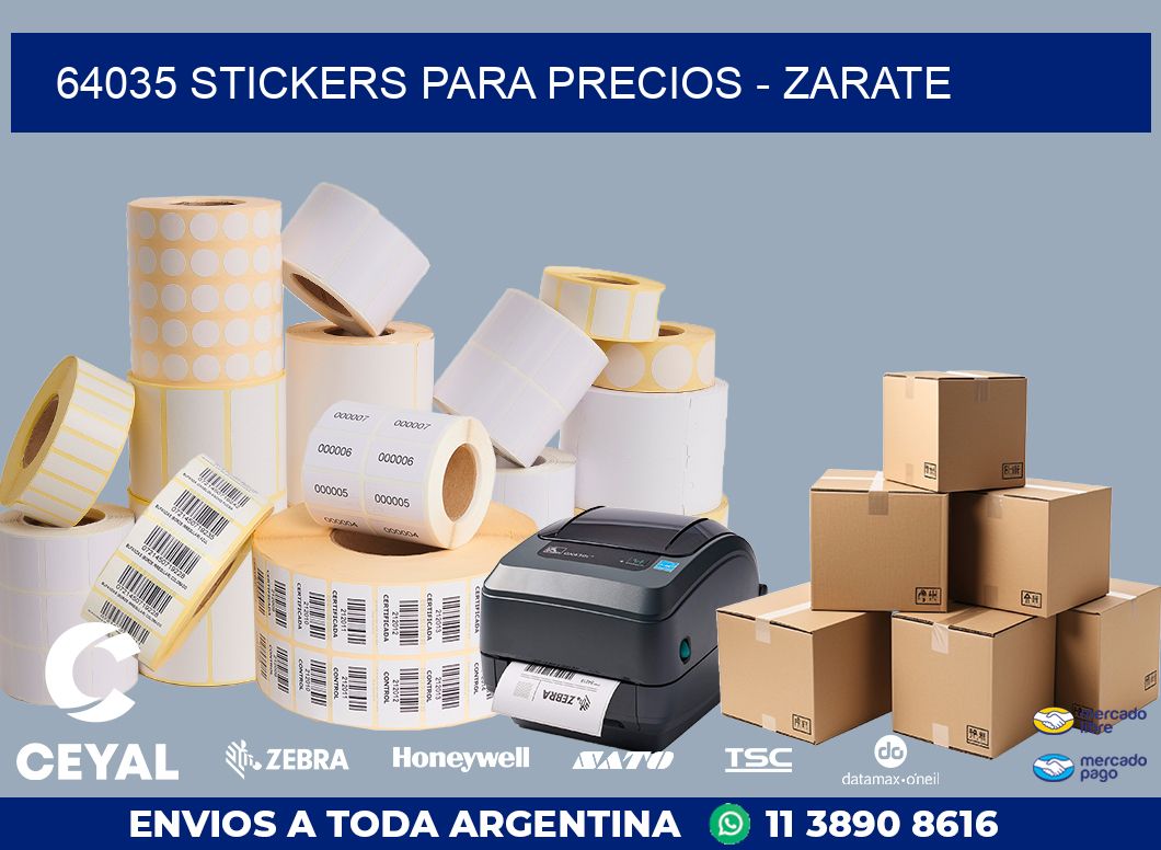 64035 STICKERS PARA PRECIOS - ZARATE