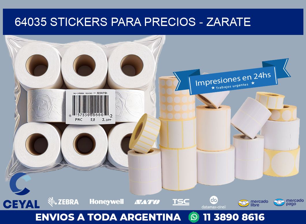 64035 STICKERS PARA PRECIOS – ZARATE